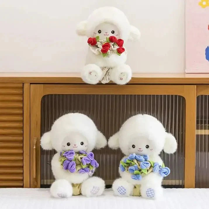 Jahniatko s kvetmi – FluffyCuddle