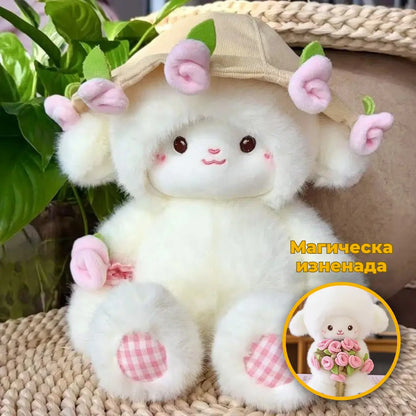 Jahniatko s kvetmi – FluffyCuddle