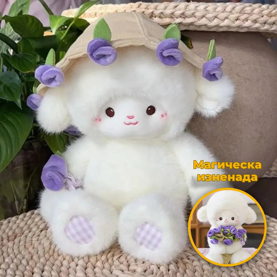 Jahniatko s kvetmi – FluffyCuddle