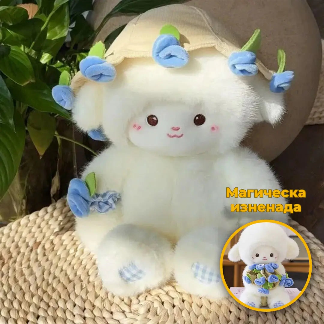 Jahniatko s kvetmi – FluffyCuddle