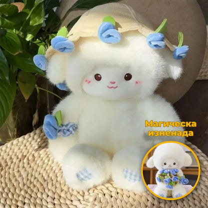 Jahniatko s kvetmi – FluffyCuddle