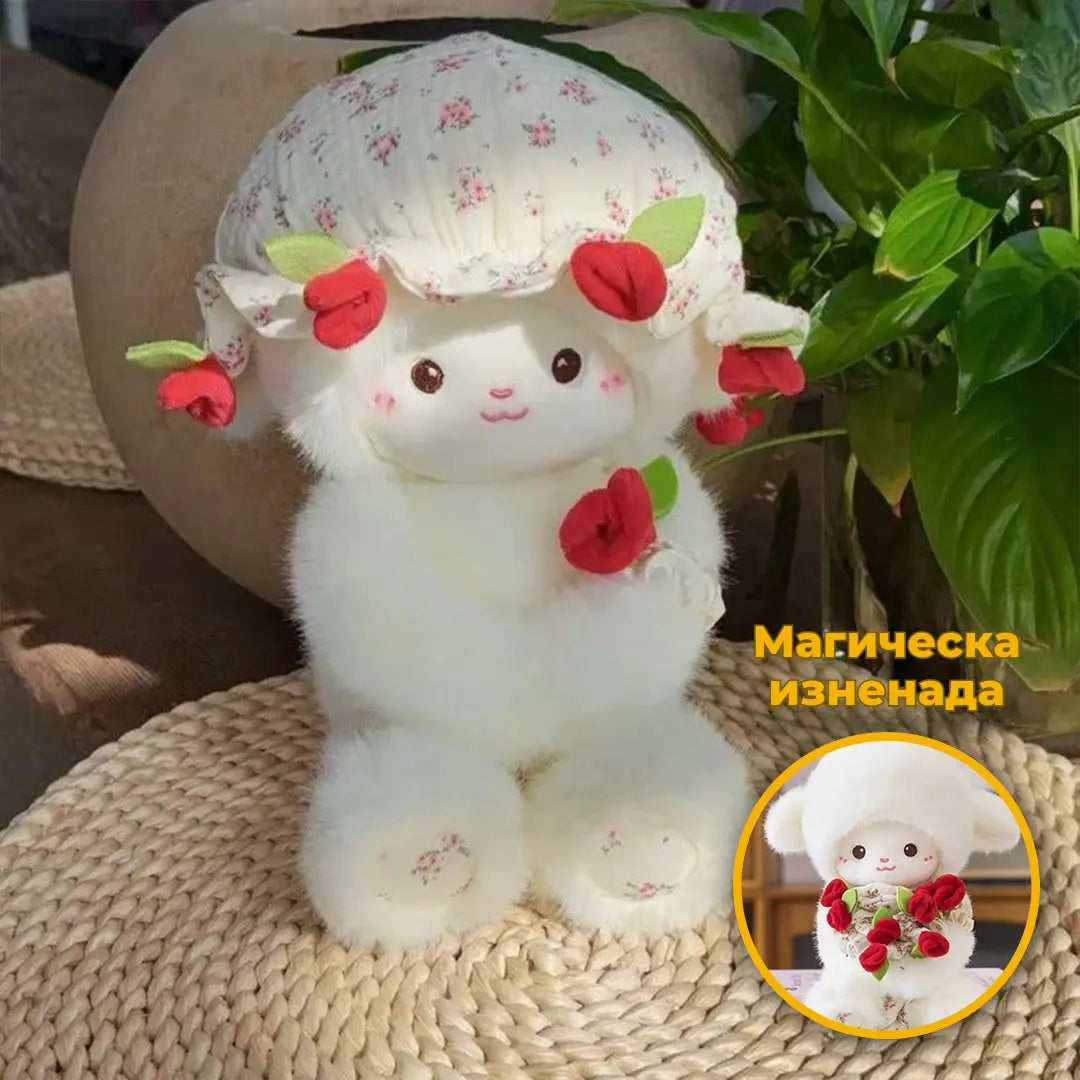 Jahniatko s kvetmi – FluffyCuddle