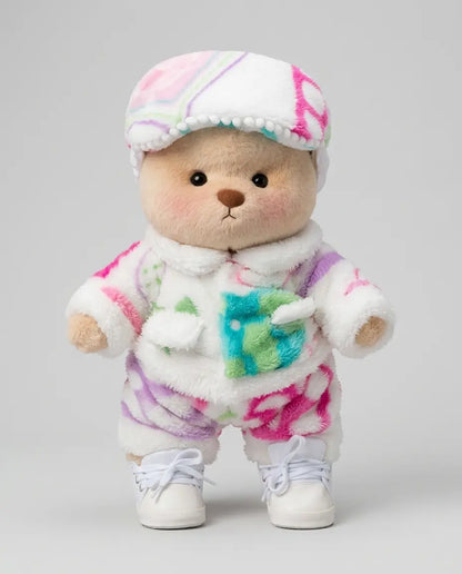 Ručne vyrábaný prémiový macko s vymeniteľnými oblečkami – FluffyCuddle