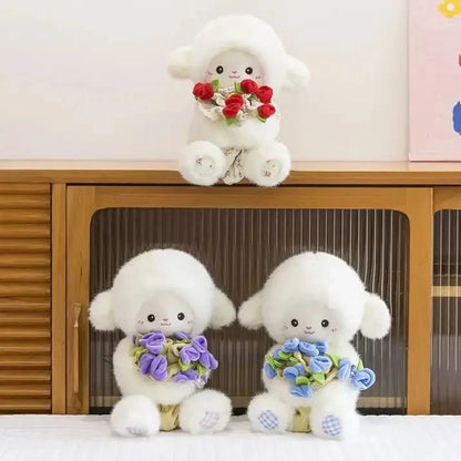Jahniatko s kvetmi – FluffyCuddle