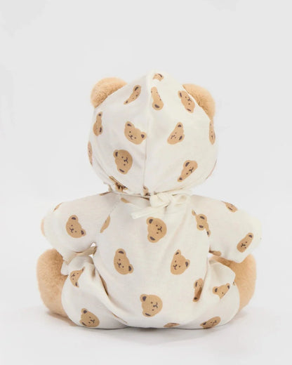 Ručne vyrábaný prémiový macko s vymeniteľnými oblečkami – FluffyCuddle