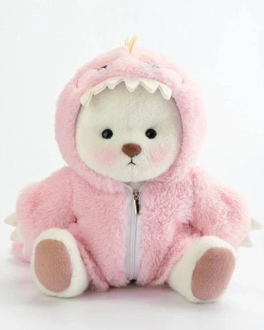 Ručne vyrábaný prémiový macko s vymeniteľnými oblečkami – FluffyCuddle