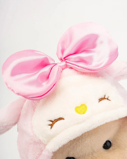 Ručne vyrábaný prémiový macko s vymeniteľnými oblečkami – FluffyCuddle