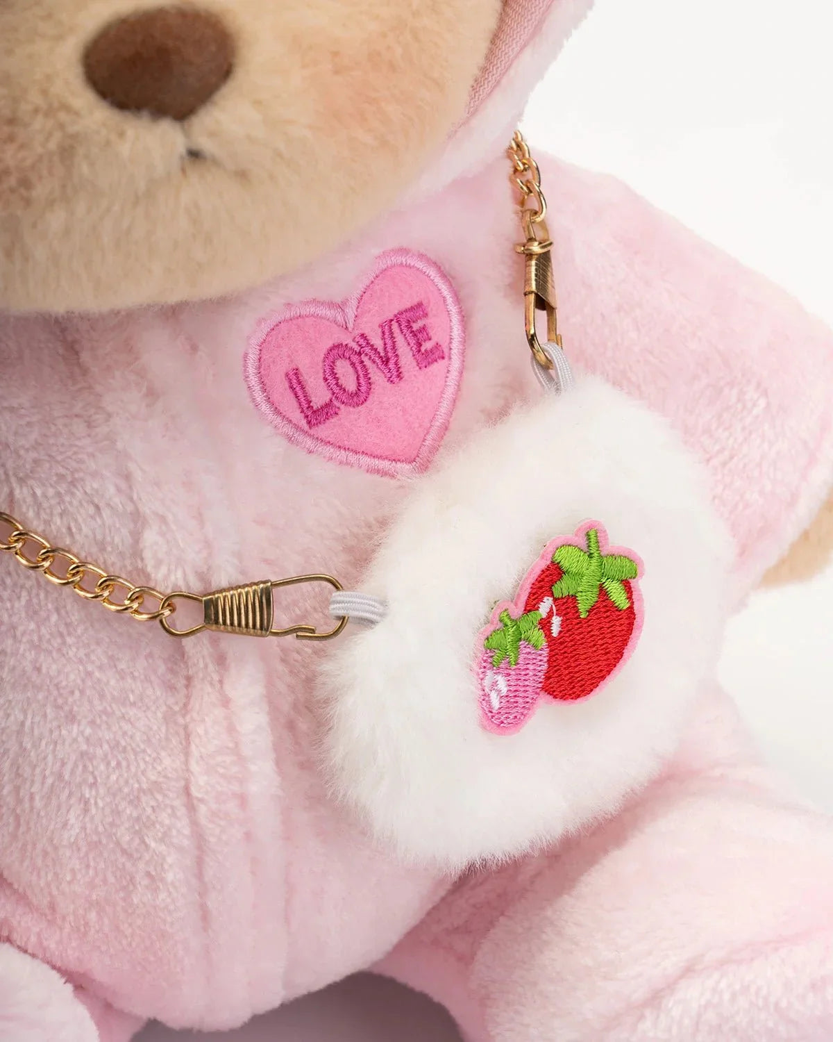 Ručne vyrábaný prémiový macko s vymeniteľnými oblečkami – FluffyCuddle