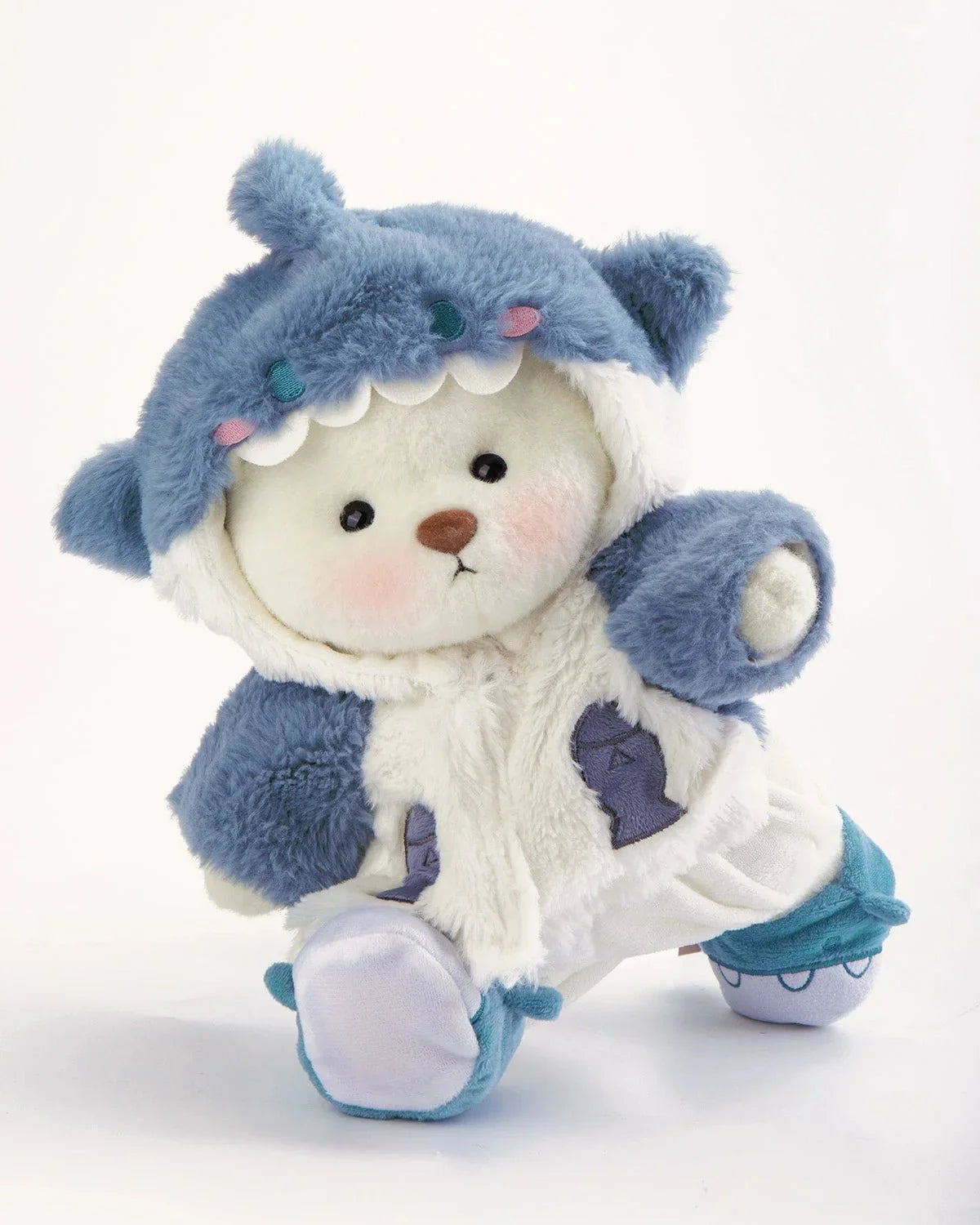Ručne vyrábaný prémiový macko s vymeniteľnými oblečkami – FluffyCuddle