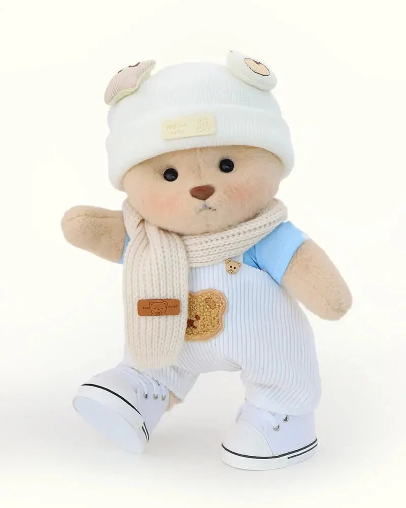 Ručne vyrábaný prémiový macko s vymeniteľnými oblečkami – FluffyCuddle
