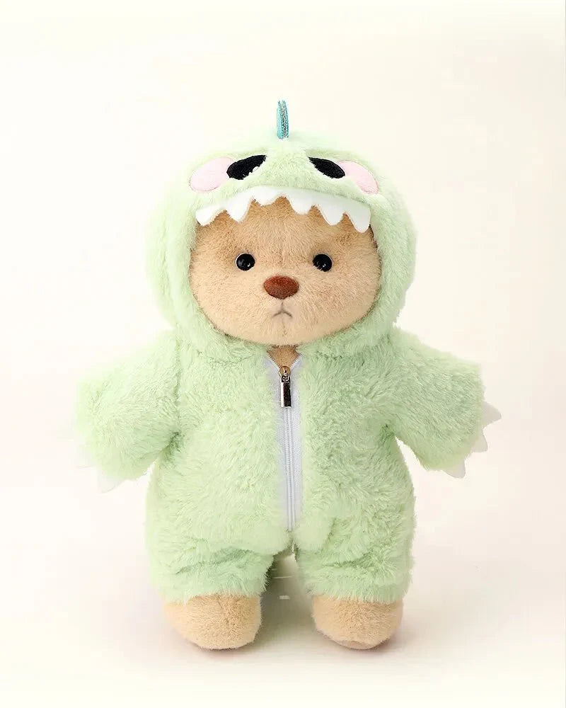 Ručne vyrábaný prémiový macko s vymeniteľnými oblečkami – FluffyCuddle